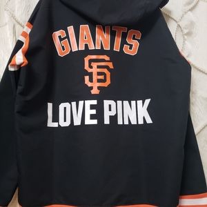 SF Giants PINK Victoria's Secret Pullover Jacket